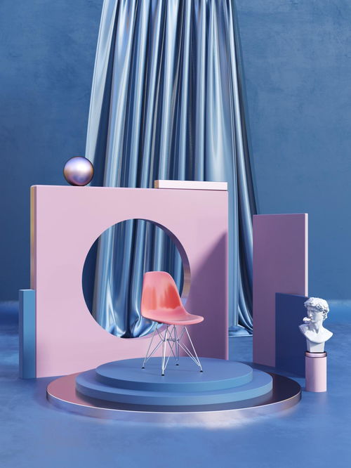 几何之美 现代简约风日用百货展台设计